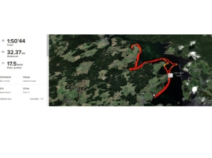 Trasa závodu a stav ledu