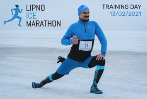Lipno Ice Marathon Training Day